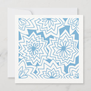 Carte Mazipoodles Motif Feux d'Artifice Floraux 103