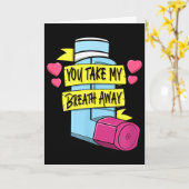 Carte Mdi Vous M'ôtez Le Souffle Saint-Valentin Respirat (Fleur jaune)