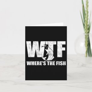 Carte Mdr Où est le poisson Hommes Drôle Gif de pêche