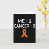 Carte Me 2 Cancer 0 Leucémie (Fleur jaune)