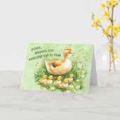 Carte Me garder dans le droit chemin. (Fleur jaune)