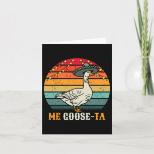 Carte Me Goose Ta Mexicain Hommes Femmes Garçons Rétro E