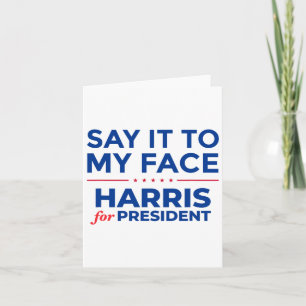 Carte Me Kamala Harris Pour L'Élection Présidente 2024