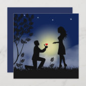 Carte Me marierez-vous le puzzle de proposition (Devant / Derrière)