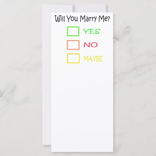 Carte Me marierez-vous par Shirley Taylor (Devant)