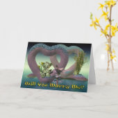 Carte Me marierez-vous, proposition (Fleur jaune)