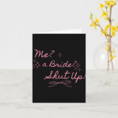 Carte Me Une Mariée Fermée Bachelorette Party Bridal (Fleur jaune)