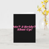 Carte Me Une Mariée Fermée Bachelorette Party Bridal (Fleur jaune)