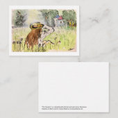 Carte Meadow, Small Art Print Note (Devant / Derrière)