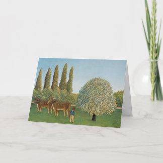 Carte Meadowland (The Pasture), Henri Rousseau,  1910