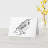 Carte Meadowlark (Fleur jaune)