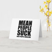 Carte Mean people sucer (Fleur jaune)