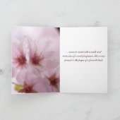 Carte Meaningful Sakura Flower Friendship Card (Intérieur)