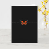 Carte Meaningful The Only Orange Monarch I Want Butterfl (Fleur jaune)