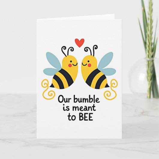 Carte Meant To Bee Card (Devant)