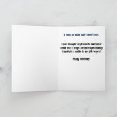 Carte Mécanique Amusant anniversaire (Intérieur)