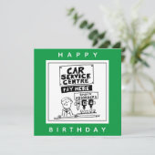 Carte Mécanique du centre de service automobile et amort (Debout devant)