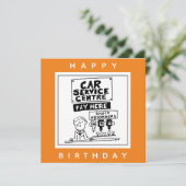 Carte Mécanique du centre de service automobile et amort (Debout devant)