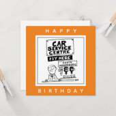 Carte Mécanique du centre de service automobile et amort (Devant/Arrière en situation)