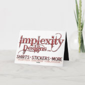 Carte Mécanisme d'horlogerie (Dos)