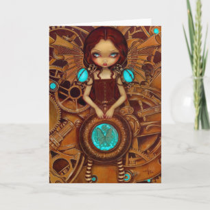 Carte "Mechanical Angel I" Greeting Card