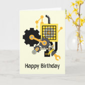 Carte Mechanics (Fleur jaune)