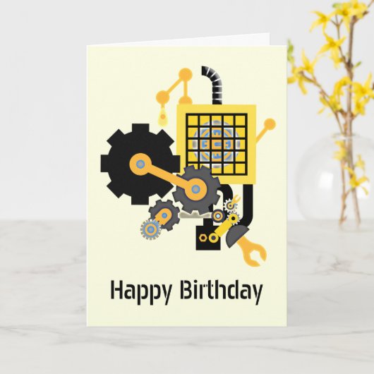 Carte Mechanics (Fleur jaune)