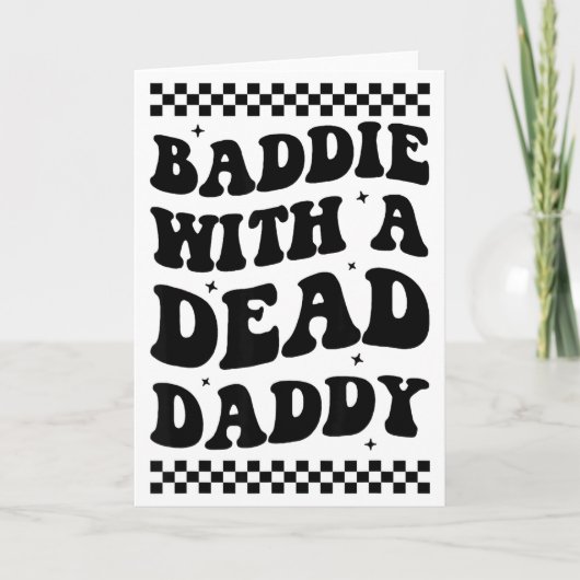 Carte Méchant Avec Un Papa Mort (Devant)