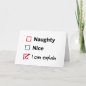 Carte Méchant ou Gentil - Je peux expliquer (Devant)