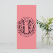 Carte Médaille Saint Benoît (Debout devant)