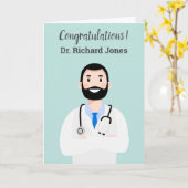 Carte Médecin Avatar personnalisé (Fleur jaune)