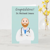 Carte Médecin Avatar personnalisé (Fleur jaune)