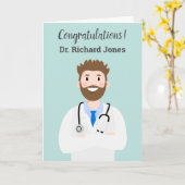 Carte Médecin Avatar personnalisé (Fleur jaune)