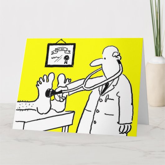 Carte Médecin avec stéthoscope (Devant)