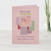 Carte Médecin Merci Médecin Médicale Professionnel (Devant)