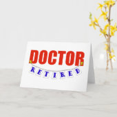 Carte Médecin retraité (Fleur jaune)