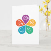 CARTE MÉDECINE AYURVEDA (Fleur jaune)