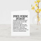 Carte Médecine du sport (Fleur jaune)
