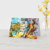 Carte Médias mixtes et jeux numériques, Anniversaire (Fleur jaune)