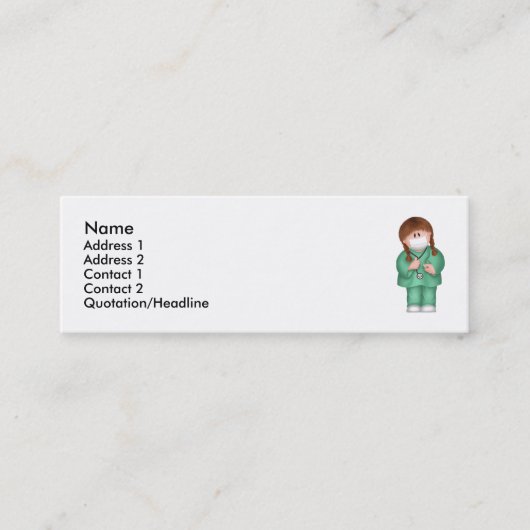 Carte Médicale de profil (Devant)