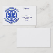 Carte Médicale d'infirmier d'affaires ou carte (Devant / Derrière)