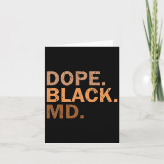 Carte Médicament Black Md Melanin Black Mois Africain Mé
