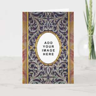 Carte Medieval Fleur De Lis Add your Photo Template