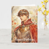 Carte Medieval Prince (Fleur jaune)