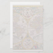 Carte médiévale du monde à partir de 1525 (Devant / Derrière)