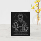 Carte Mediocrates Stoic Philosoper Quote Motivational St (Fleur jaune)