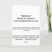 Carte méditateur (Dos)