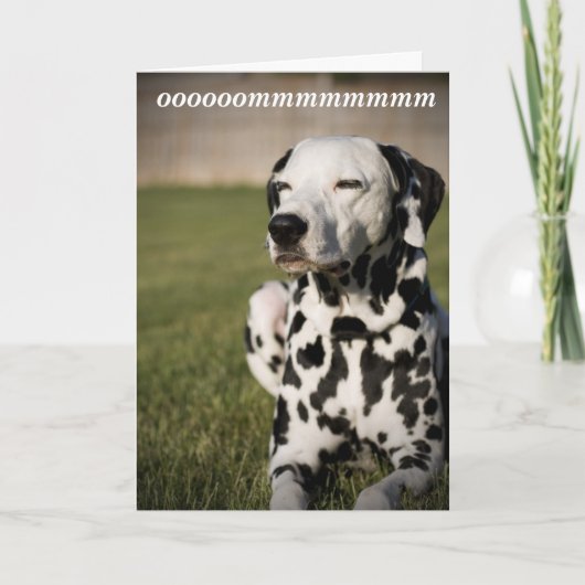 Carte Méditation dalmatienne (Devant)