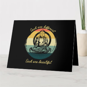 Carte Méditation Dit Chacun Différent Beau Bud