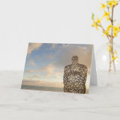 Carte Méditation par lac (Fleur jaune)